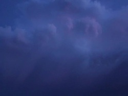 Into the storm and thunder Stock Footage