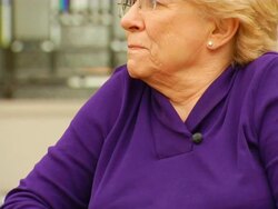 Joan's Wheelchair Sadness Stock Footage