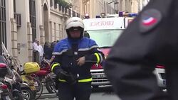CLEAN : Spectacular gas blast hits central Paris apartment block News Clip