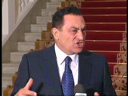 Egypt - Hosni Mubarak on Hebron agreement News Clip