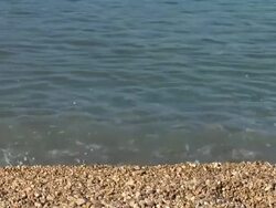 HD: Walk On The Beach Stock Footage