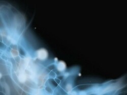 Blue Flowing Lines Particles Loop Stock Footage