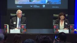 CLEAN : Peruvian writer Mario Vargas Llosa presents new book News Clip
