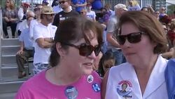 Hillary Clinton Supporter Interviews at Tampa Bay News Clip