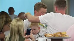 Adam Peaty At Heathrow Reception Event News Clip