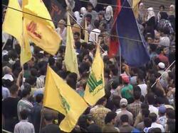 LEBANON: FUNERAL FOR LEBANESE GUERILLAS UPDATE News Clip