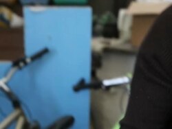 War Devastation in Eastern Ukraine - Semyonovka - exploded ordinance - mortar Stock Footage