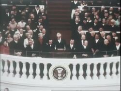 Nixon Inauguration Stock Footage