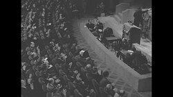 Russian and Chinese delegates speak at 1945 United Nations session in San Francisco News Clip