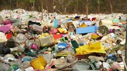 Plastic Landfill Stock Footage