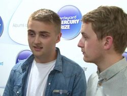 INTERVIEW - Disclosure on being nominated, what the Mercury's means to them, being on the same list as David Bowie at Barclaycard Mercury Prize Nominations at The Hospital Club on September 11, 2013 in London, England (Footage by WireImage Video/Getty Imag Stock Footage