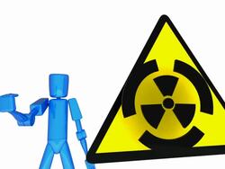 Radiation Danger Alert HD Loopable Stock Footage