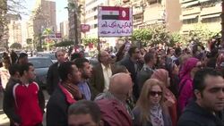 Anti-government protests in Tahrir Square following Friday prayers News Clip