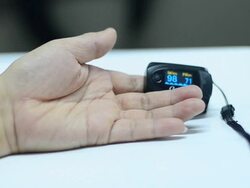 Pulse Oximeter Stock Footage