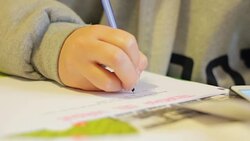 Taking notes Stock Footage