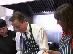 David Cameron visits Brain's Brewery News Clip