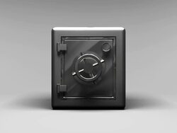 Safe with Dollar Stack Stock Footage