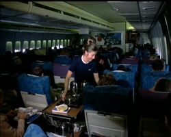 B O A C JUMBO JET FLIGHT FROM HONG KONG TO SYDNEY - MUTE COLOUR - COLOUR VERY GOOD News Clip