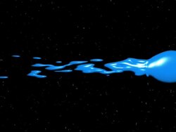 Icy comet Stock Footage