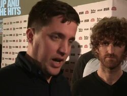 Will Lovelace and Dylan Southern, directors, at Shut Up and Play The Hits UK Premiere Stock Footage
