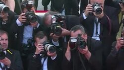 CLEAN : Cannes: Cast of Verhoevens Elle on the red carpet News Clip