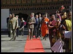 BHUTAN: BRITAIN'S PRINCE CHARLES CONTINUES TOUR News Clip