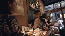 Shibuya Friends Aperitif Slow motion Tokyo Japan. Stock Footage