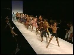 African inspired Spring Summer 2008 from Kevan Hall in LA News Clip