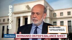Bernanke Says He's Calm About the Fed's Balance Sheet News Clip