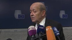 EU Foreign Ministers arrive for talks on Iran nuclear deal News Clip