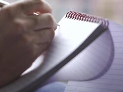 Notepad B Stock Footage