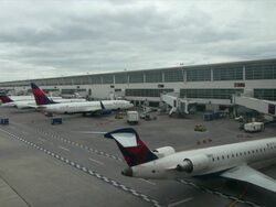 Detroit Metro Airport Ranks 12 in North America Stock Footage