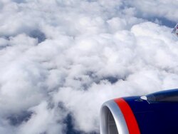 Flying above the clouds Stock Footage