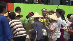 CLEAN : Jubilant crowd celebrates swearing in of Taiwans new president News Clip