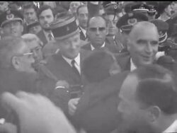 POMPIDOU AND NIXON MEET - MUTE News Clip