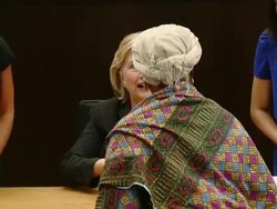 Hillary Rodham Clinton at the Hillary Rodham Clinton Book Signing Stock Footage