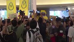 CLEAN : Lancome faces growing anger and protests in Hong Kong News Clip