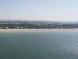 Zuydcoote Coastline Stock Footage