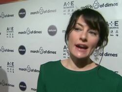 INTERVIEW - Madchen Amick on supporting March of Dimes at March of Dimes Celebration of Babies Luncheon Honoring Jennifer Lopez in Los Angeles, CA on 12/06/13 Stock Footage