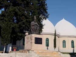 Haji Bektash Veli Statue Stock Footage