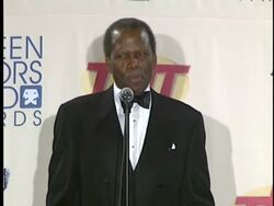 2000 Screen Actors Guild SAG Awards press room Stock Footage