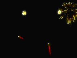 Loopable fireworks Stock Footage
