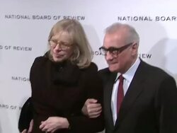 Martin Scorsese, Helen Morris at National Board of Review Awards Gala - Red Carpet at Cipriani 42nd Street on 1/10/2012 in New York City, NY. Stock Footage