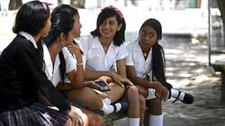 CLEAN : Transgender student in Colombia allowed to wear girls uniform News Clip