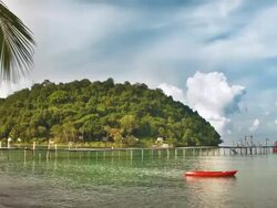 Beach, island Stock Footage