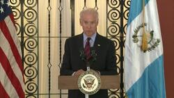 Vice President Biden comments on US efforts to curb illegal immigration from Central America News Clip