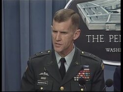 Pentagon briefing, includes response to Sahhaf News Clip