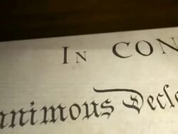 US Declaration of Independence Multi-View: Prepared Stock Footage