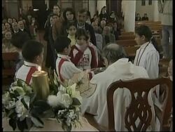 Head of Roman Catholic community scales down Christmas Eve's Midnight Mass News Clip