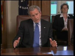 Pelosi and Reid meet Bush in attempt to find compromise on Iraq budget News Clip